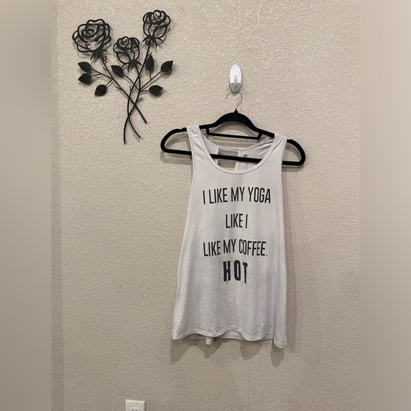 Champion Women’s Active I Like My Yoga Like I Like My Coffee Hot Small - Picture 2 of 8